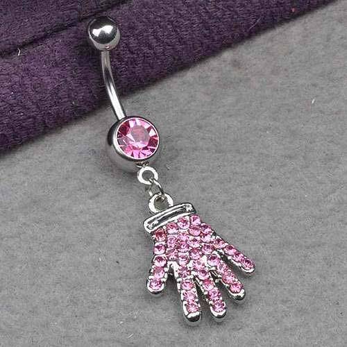 Get Ready for Summer! Stunning Swarovski Crystal & Surgical Steel (Nickel Free) Navel/Belly Ring