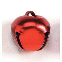 Bell Charms - Red - 12mm