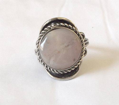 Handcrafted Peruvian Gems & Alpaca Silver Ring - Adjustable size