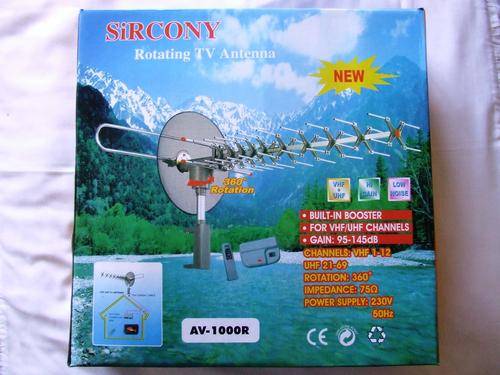 NEW TV REMOTE CONTROLLED ROTATING ANTENNA