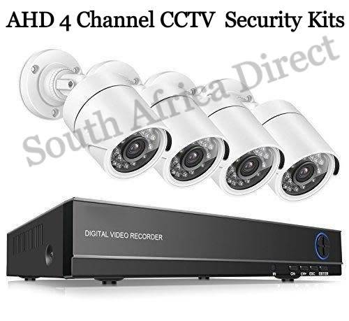 4 Channel CCTV Full AHD Camera Kit Security Recording System With 3G Phone Viewing