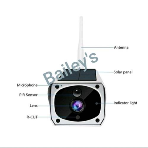 Wifi Solar IP Surveillance Camera With Phone Viewing