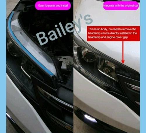 Wholesale: 2PC Flexible 60cm LED Headlight Strip Lights(Minimum Order of 5 sets)