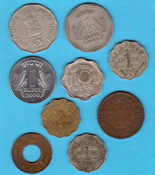 Set of India coins - some nice older coins