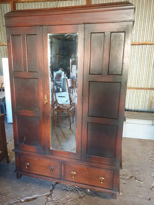 DARK OAK hanging wardrobe