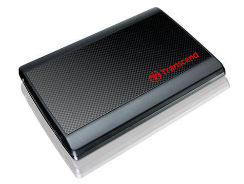 Transcend StoreJet 25P Series - 320GB 2.5"  External Hard Drive Checkered Glossy Faceplate