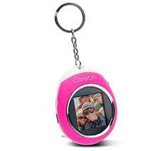 Canyon Digital Photo frame, 1.5" (128 X 128) keyring with rechargable battery  Pink