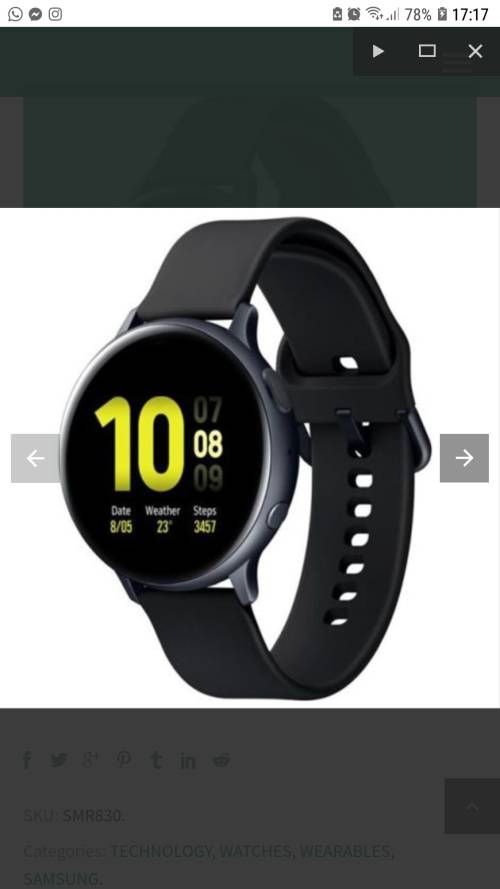Bargain Sale Samsung Galaxy Watch Active2 BT 40mm