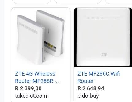 ZTE MF 286F Wireless Router CAT6