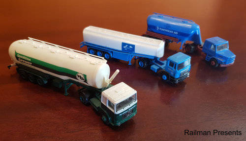 3 x Artic Tankers - HO/OO Scale (Job Lot)
