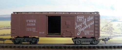 LAST AUCTION OF 2019!! -  No Brand - Burlington Route Box Van