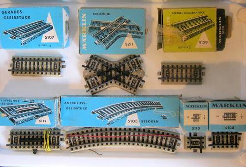 Marklin -M Track -Track and Diamond Crossings  - HO