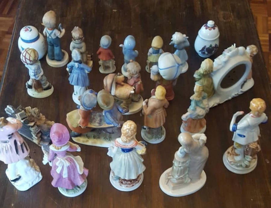 Huge lot Porcelain Figurines various makes and sizes