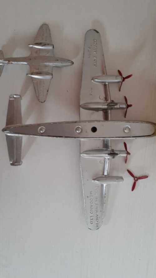 Dinky 70A Avro York Airliner with Original box and extra Dinky Meteor die cast plane