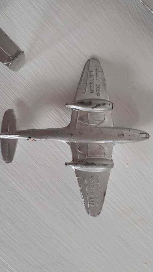 Dinky 70A Avro York Airliner with Original box and extra Dinky Meteor die cast plane