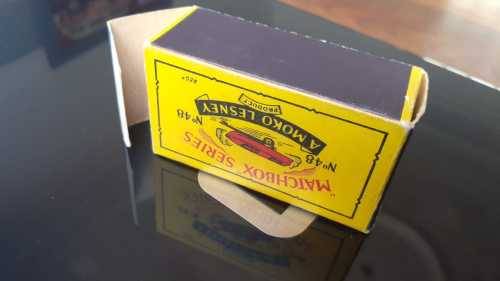 Collectible Matchbox Lesney and Budgie Die cast Lot