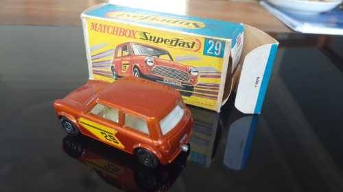 Matchbox Superfast 29 racing Mini with original box