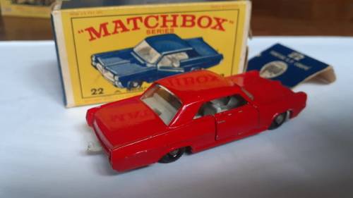 MATCHBOX Lesney 1-75 Series regular Wheels #22 with Original box
