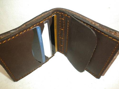 Leather magic wallet CHOCOLATE brown (Coolest wallet South of the Sahara)