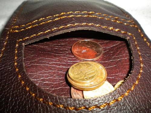Leather CLASSIC magic wallet CHOC BROWN,  FREE SHIPPING!!