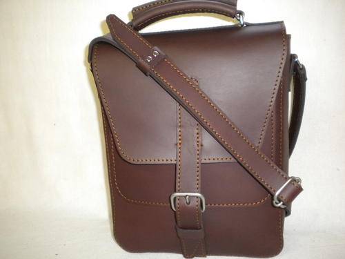 Leather Messenger Medium Handbag RUST BROWN, FREE SHIPPING!!