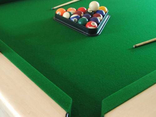 Sportsmans Warehouse Wooden Pool Table  with balls and Professional cues