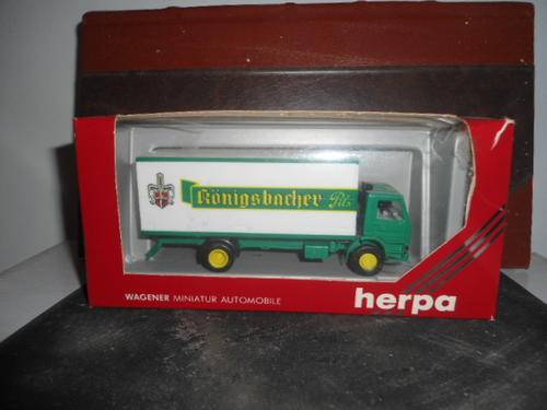 Herpa H0 Scania 112H Brewery delivery truck
