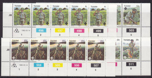 CONTROL BLOCK - TRANSKEI - AS PER SCAN - MNH