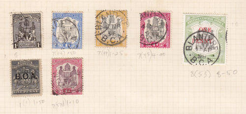 STAMP/S - AS PER SCAN - BRITISH CENTRAL AFRICA - USED