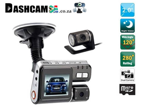 Dash camera Dual View with Rear Cam 120 Degree wide angle view car dvr blackbox