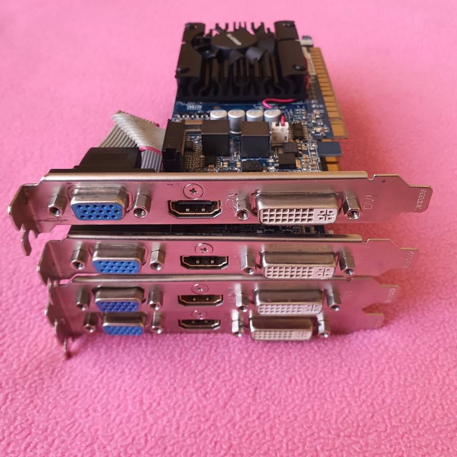 Gigabyte (Nvidia GeForce 210) | GV-N210D3-1GI | 1GB DDR3 64-bit | PCI-E 2.0 | GPU