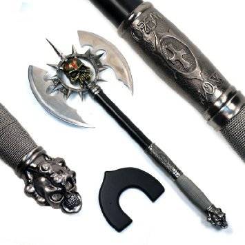 Skull Battle Axe