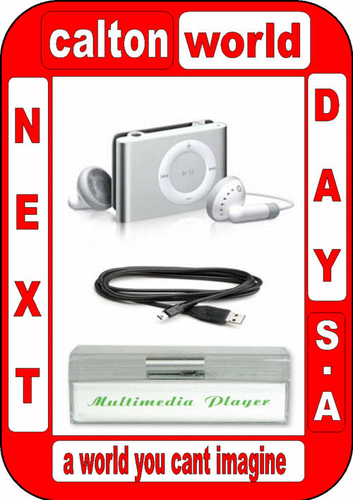 MP3 Player 2GB SILVER with Clip + USB cable, and earphones. BRAND NEW