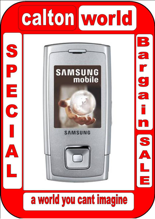 Samsung SGH E900 - SILVER - UNLOCKED - SIM FREE - with battery - Grade B