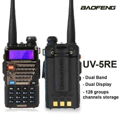 BAOFENG UV-5RE (BOTH VHF & UHF) TWO WAY RADIO