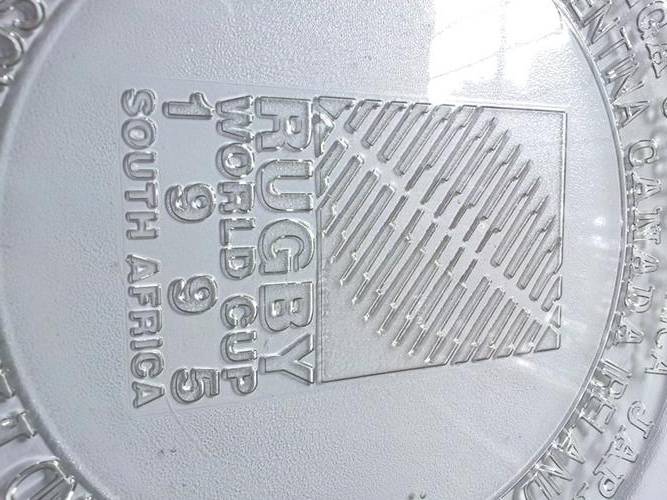 1995 RUGBY WORLD CUP TEAMS PLATE FOR COLLECTORS
