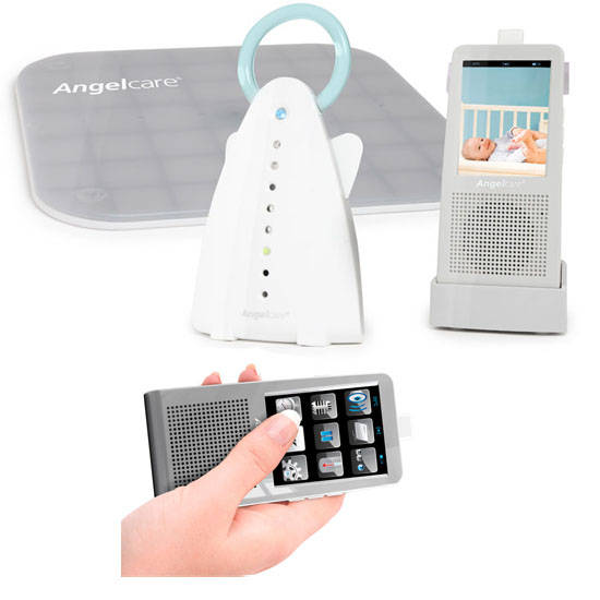 AngelCare AC-1100 Video Movement Sound Baby Monitor with Night Light and Cord Kit