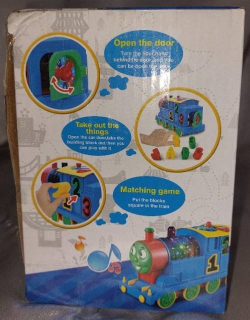 Cute train blocks/number game with music/lights
