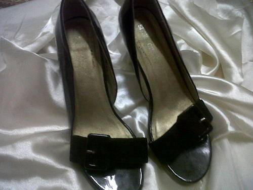 First on BOB Stunning black buckle Heel