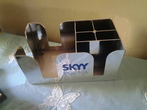 sky vodka codiment holder