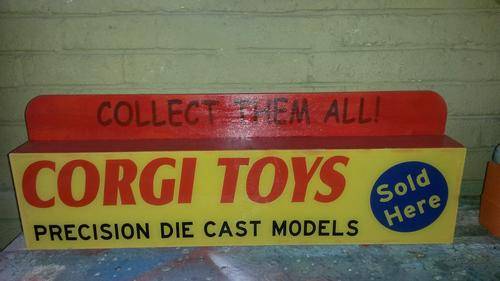 "Corgi Toys" Advertising Display Light.