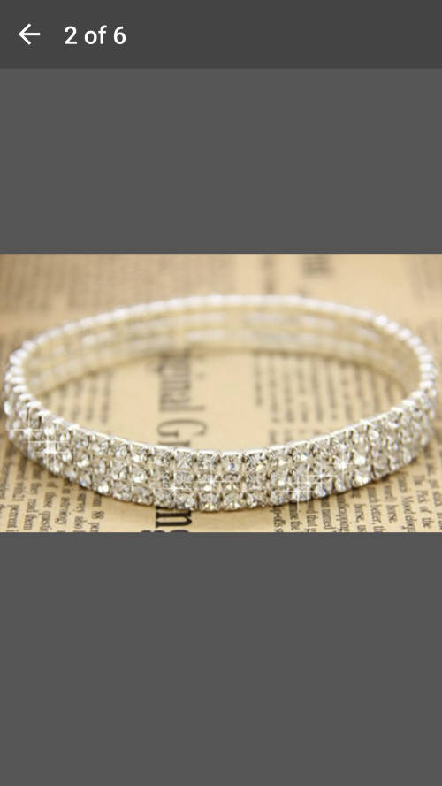 COMBO DEAL: Three Row Rhinestone Ankle Bracelet + Fashion 925 Silver Earrings