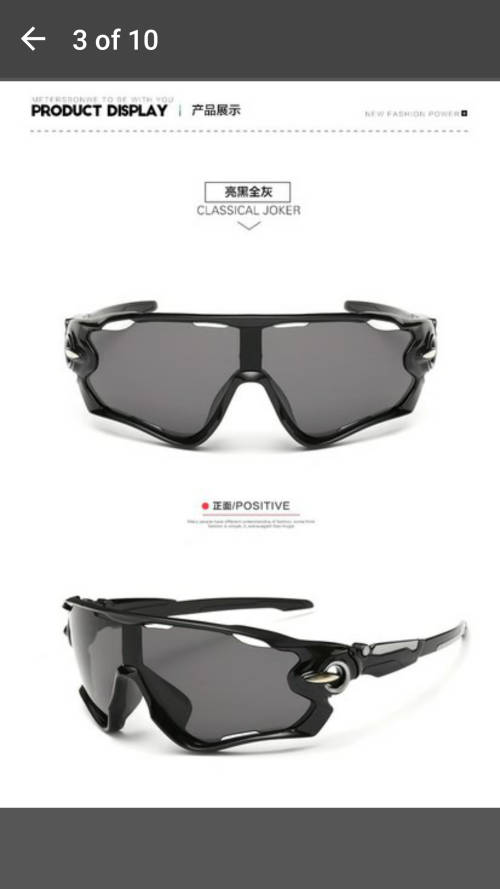 9270 Sports Sunglasses UV400 Reflective Anti-explosion Sunglasses