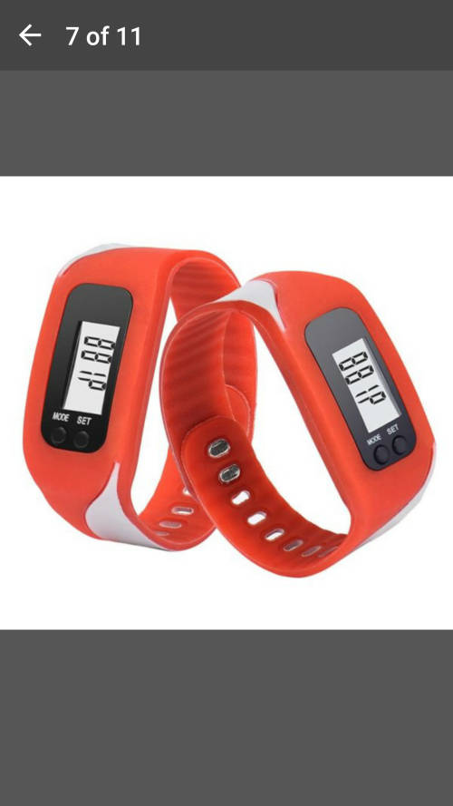 New Fashion Digital LCD Pedometer Run Step Walking Distance Calorie Counter Watch Bracelet