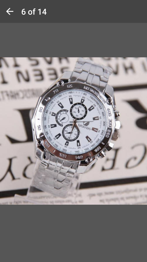 Orlando - Stainless Steel Strap Quartz Water/Splash proof Business Watch
