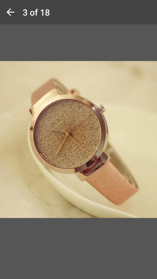 Womans Luxury Sands Starry Temperament Belt Table Diamond Quartz Watch - Khaki