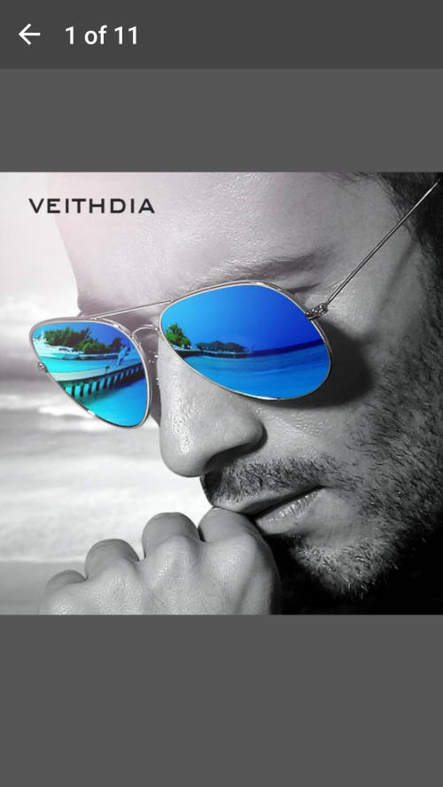 Veithdia - Polarized Men Women Sunglasses - No 6 as per Pic
