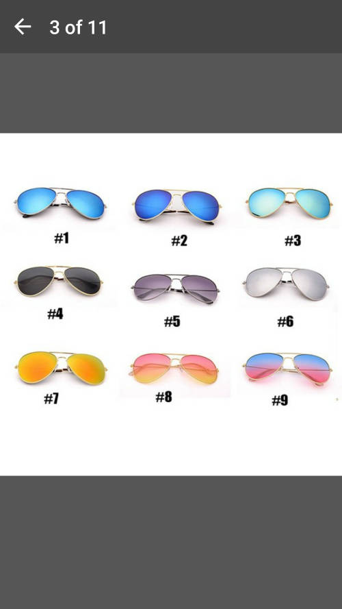 Veithdia - Polarized Men Women Sunglasses - No 6 as per Pic