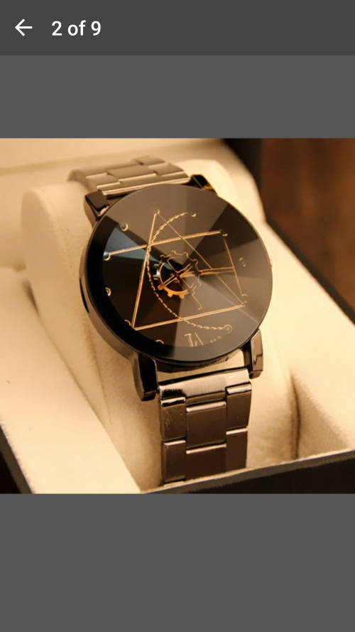 Luxury Fashion Men Stainless Steel Quartz Analog Wrist Watch High Quality - THIS IS UNIQUE!!!