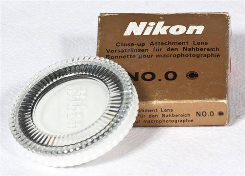 Nikon close-up attachment lens no.0